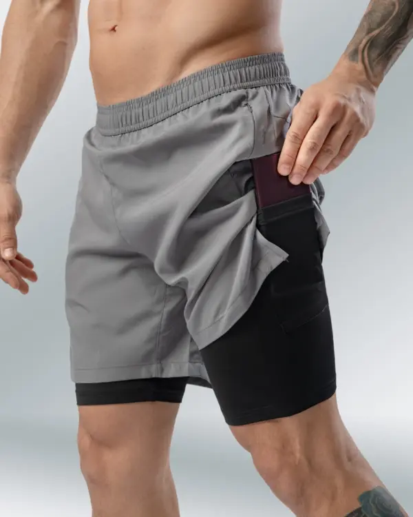 intenseGREY-05 M-Intense Sports Shorts
